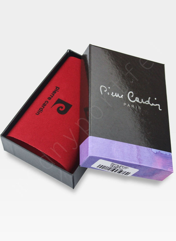 Sieviešu ādas maks Pierre Cardin pelēkā krāsā D1889