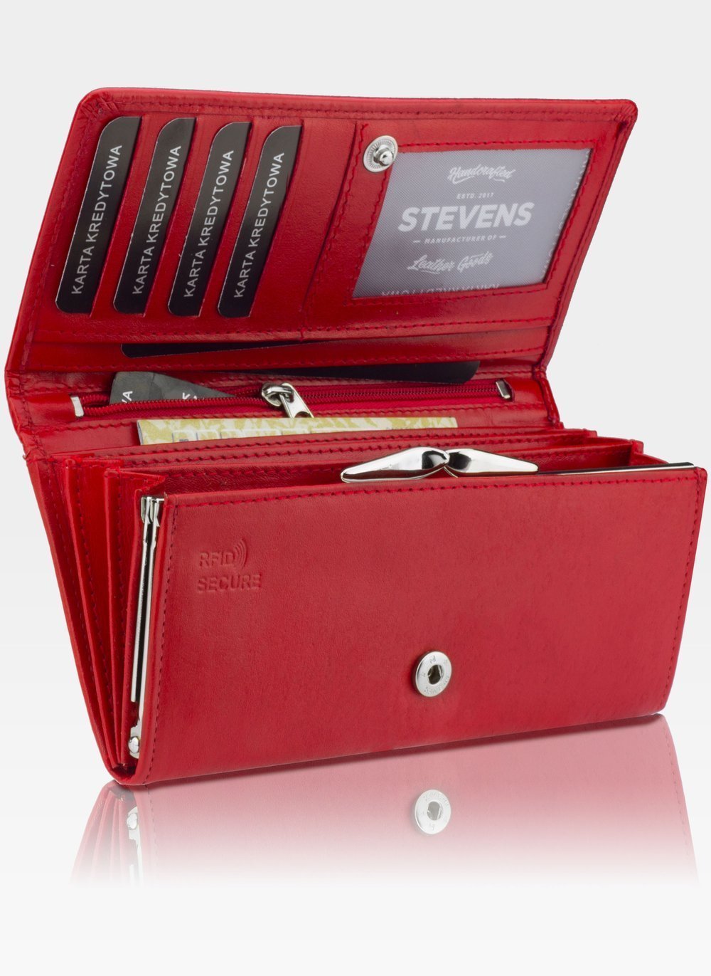 Sieviešu ādas maks Stevens P39 D1868