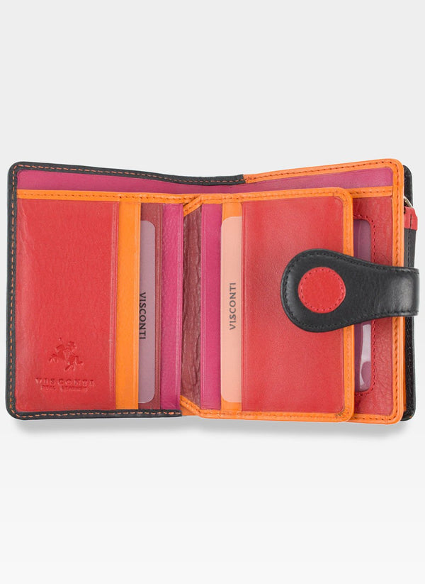 Sieviešu ādas maks Visconti P3 Berry D1835