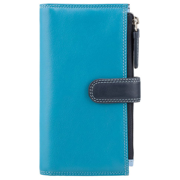 Sieviešu ādas maks Visconti RB100 Blue, zils D1833