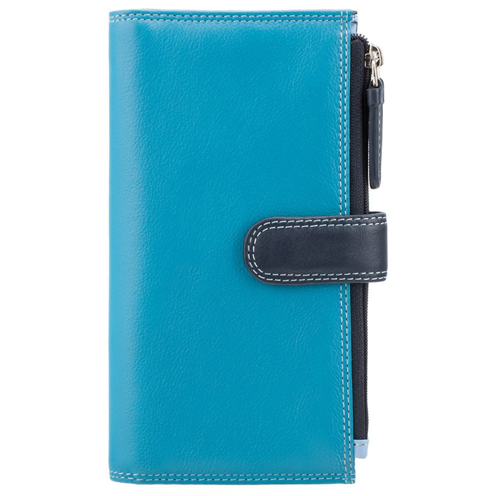 Sieviešu ādas maks Visconti RB100 Blue, zils D1833