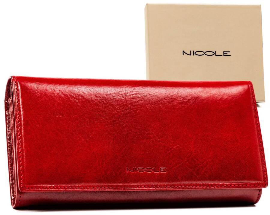 Sieviešu maks Nicole R17, sarkans D1738