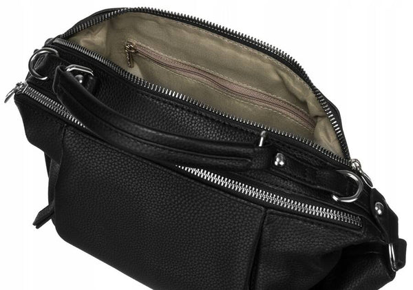 Sieviešu rokassoma Flora&amp;Co B12, melna R521