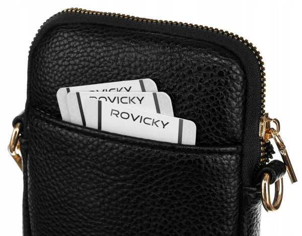Sieviešu rokassoma Rovicky B13, melna R510