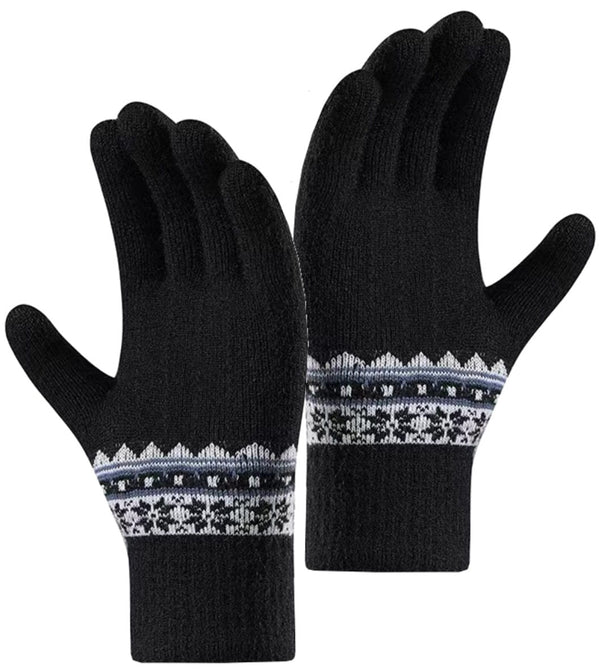 Sieviešu ziemas cimdi K78, melni