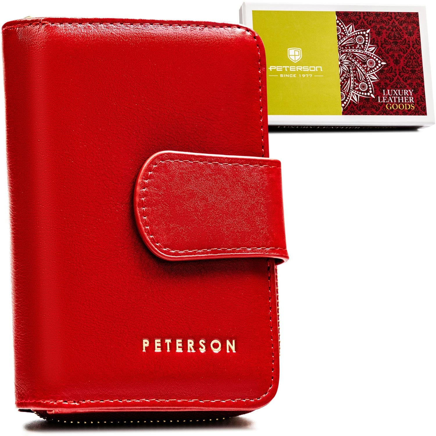 Īstas ādas sieviešu maks Peterson L130 D1583