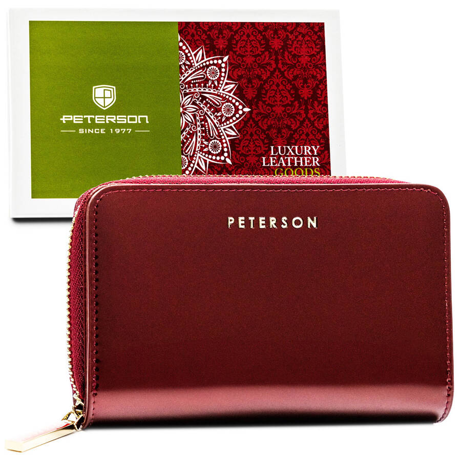 Īstas ādas sieviešu maks Peterson L190 D1517