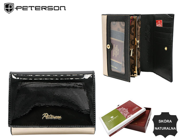 Īstas ādas sieviešu maks Peterson L64 D1385