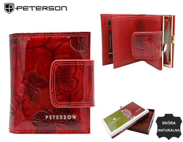 Īstas ādas sieviešu maks Peterson L65 D1384