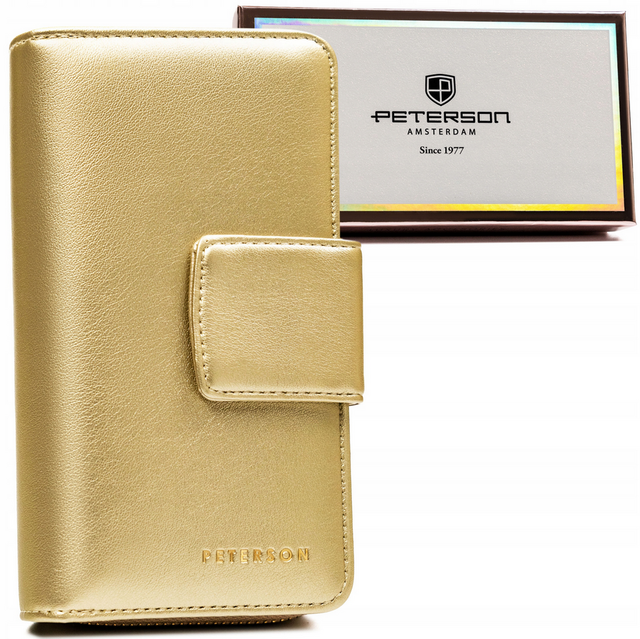 Īstas ādas sieviešu maks Peterson L80 D1367