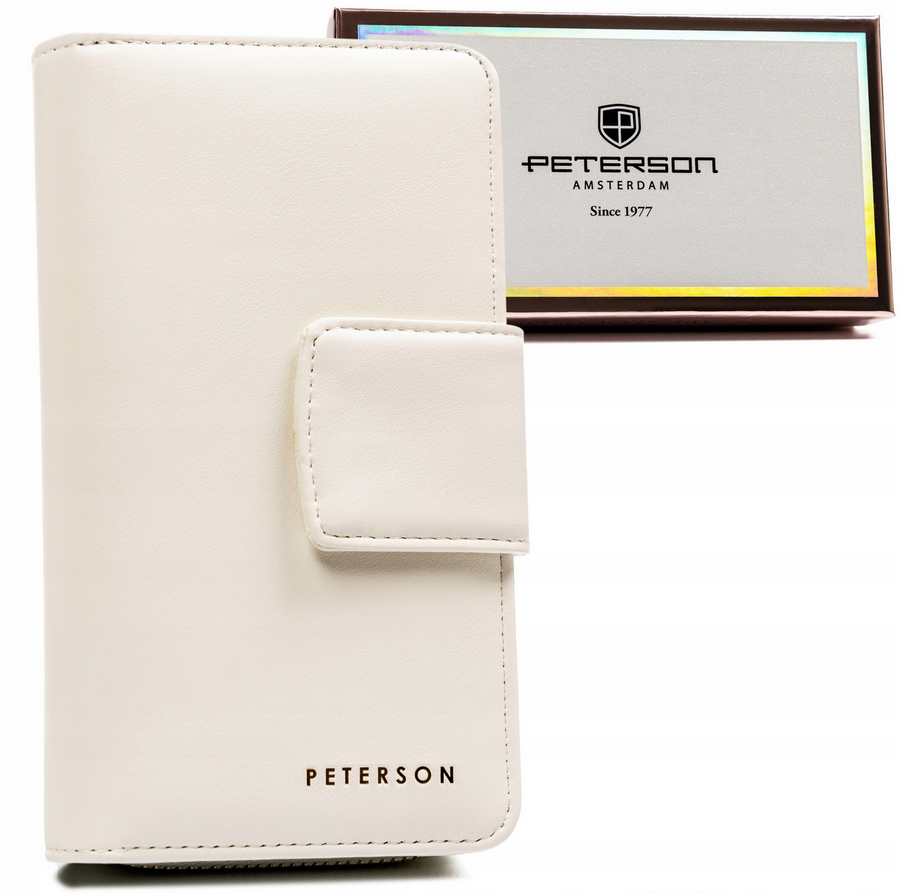 Īstas ādas sieviešu maks Peterson L81 D1366