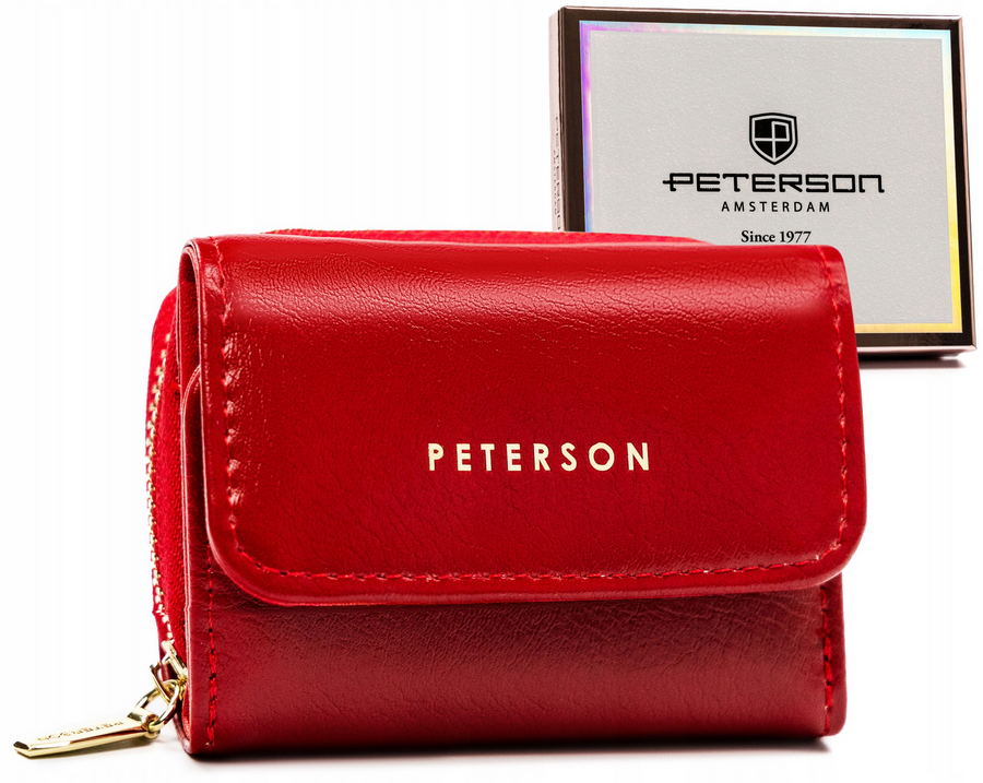 Īstas ādas sieviešu maks Peterson L83 D1364