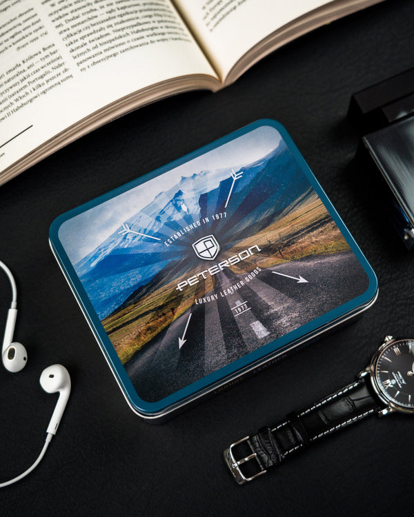 Īstas ādas vīriešu maks Peterson PT125 S1001