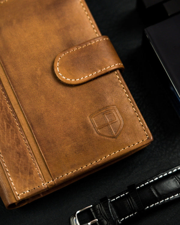 Īstas ādas vīriešu maks Peterson PT125 S1001