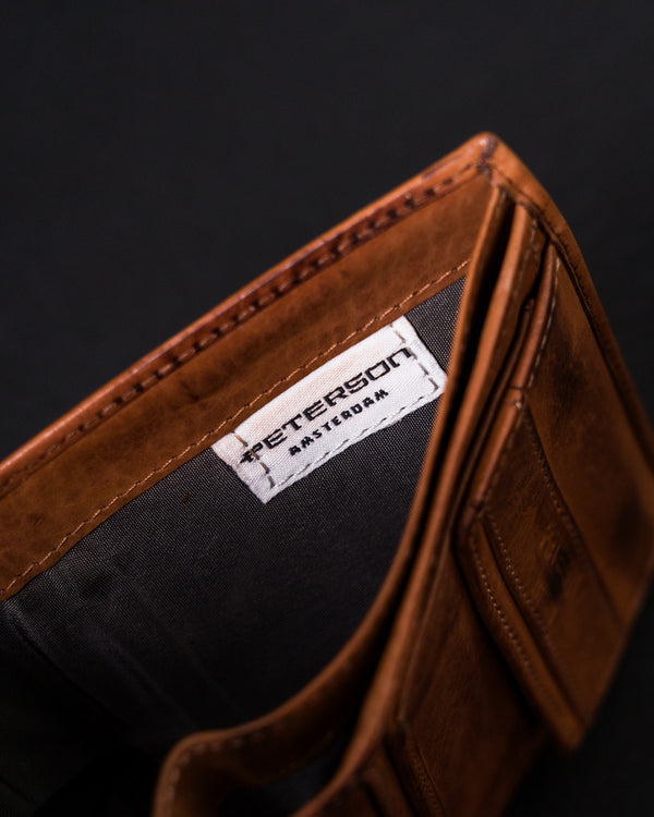 Īstas ādas vīriešu maks Peterson PT125 S1001