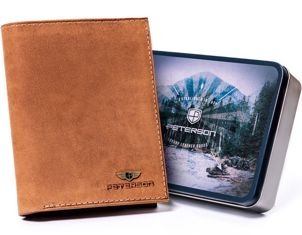 Īstas ādas vīriešu maks Peterson PT131 S994