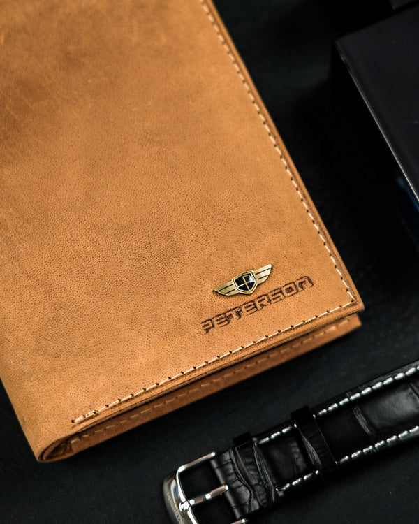 Īstas ādas vīriešu maks Peterson PT131 S994