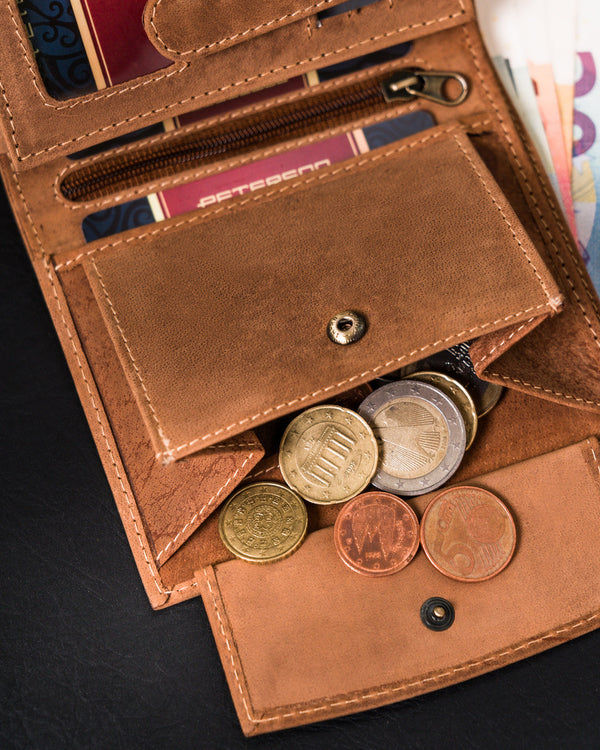 Īstas ādas vīriešu maks Peterson PT131 S994