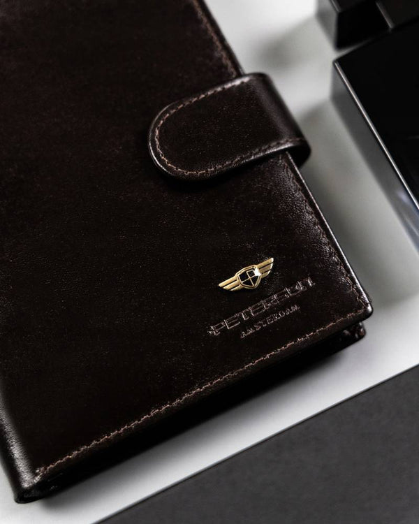 Īstas ādas vīriešu maks Peterson PT176 S945