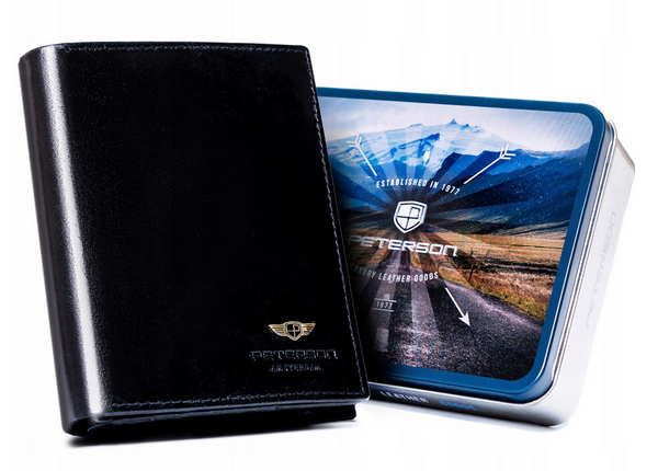 Īstas ādas vīriešu maks Peterson PT181 S939