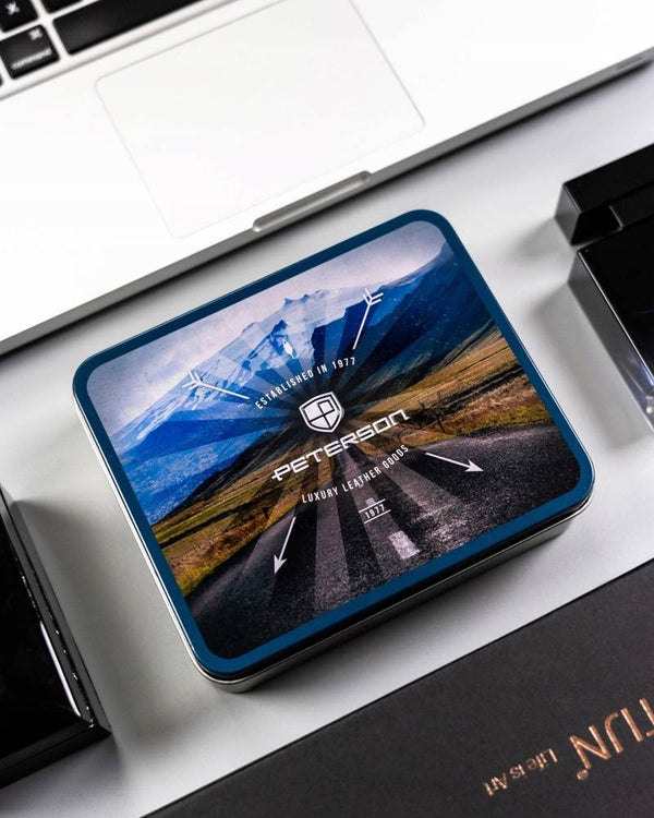 Īstas ādas vīriešu maks Peterson PT181 S939