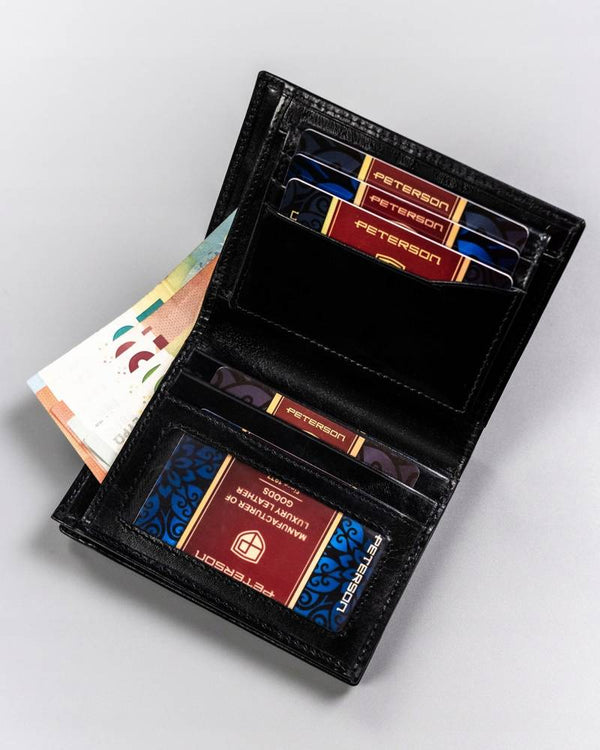 Īstas ādas vīriešu maks Peterson PT181 S939