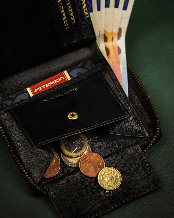 Īstas ādas vīriešu maks Peterson PT238 S876