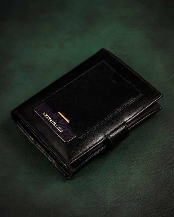 Īstas ādas vīriešu maks Peterson PT249 S864