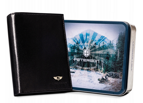 Īstas ādas vīriešu maks Peterson PT253 S859