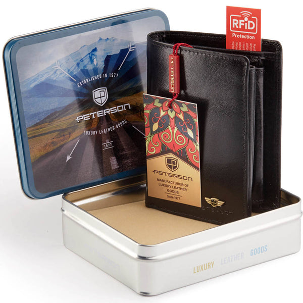 Īstas ādas vīriešu maks Peterson PT6 S755