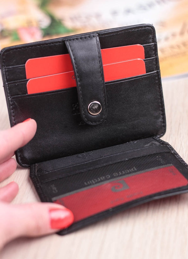 Vīriešu ādas maks Pierre Cardin Tilak10 P02 Black S702
