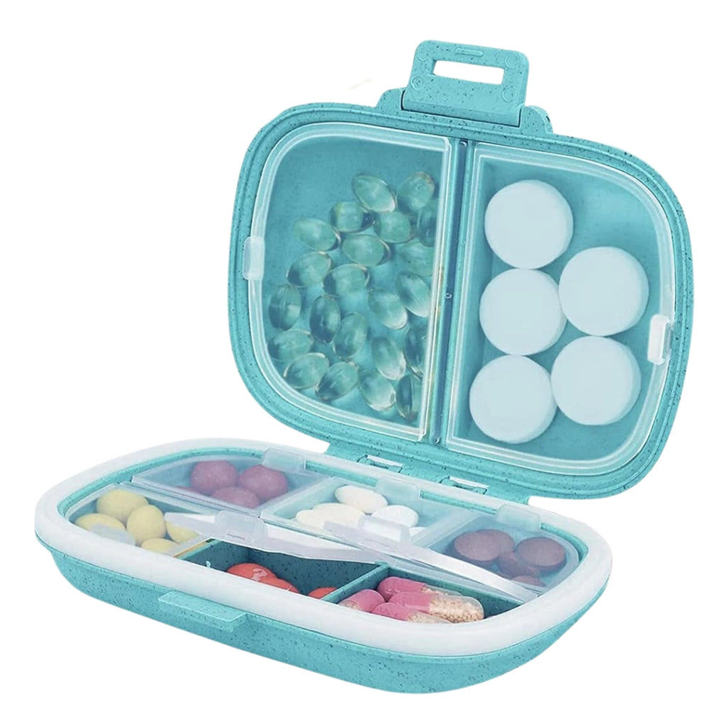 Zāļu organizators, 8 nodalījumi, kastīte