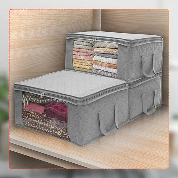 Garderobes organizatorisks komplekts, 3 gab., drēbēm un gultasveļai