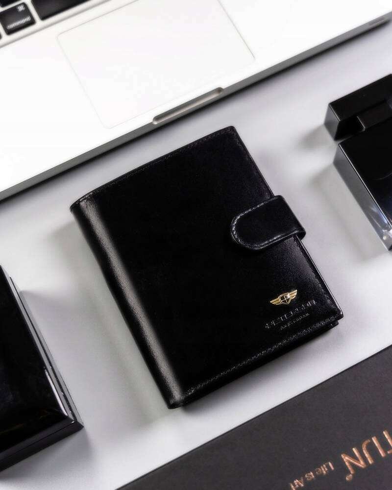 Vīriešu maks Peterson VT1 melns S534