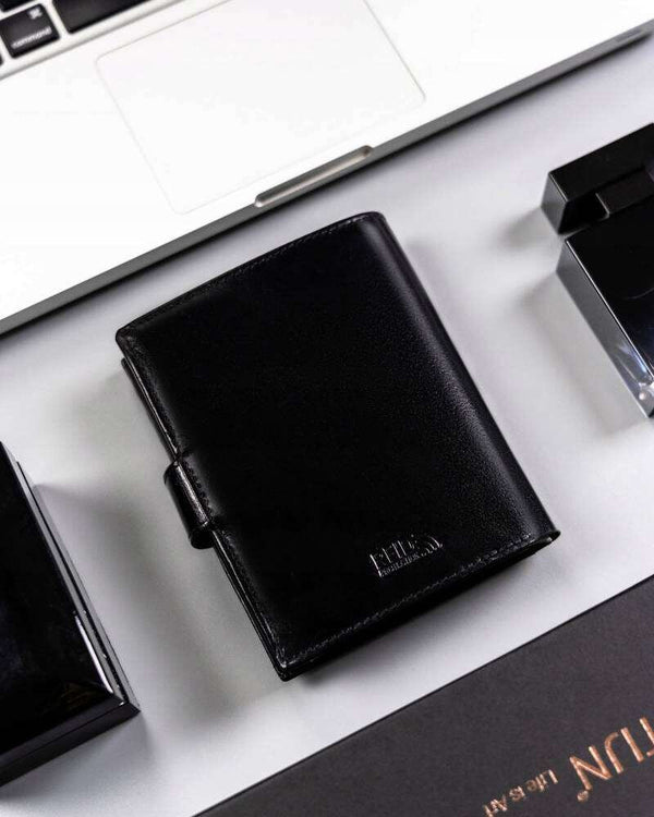 Vīriešu maks Peterson VT1 melns S534