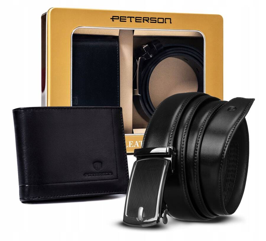 Vīriešu maka un jostas komplekts Peterson D19