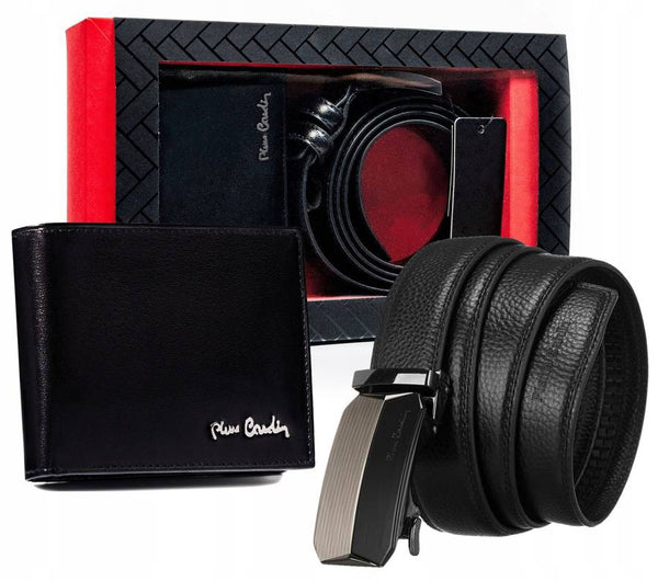 Vīriešu maka un jostas komplekts Pierre Cardin M10