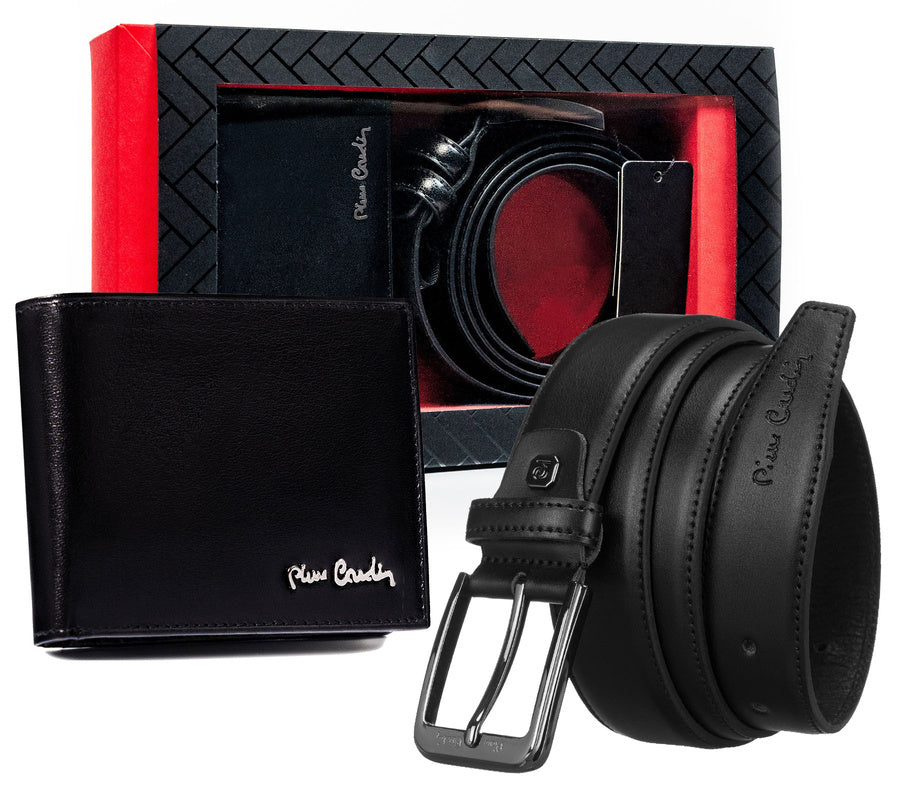 Vīriešu maka un jostas komplekts Pierre Cardin P11
