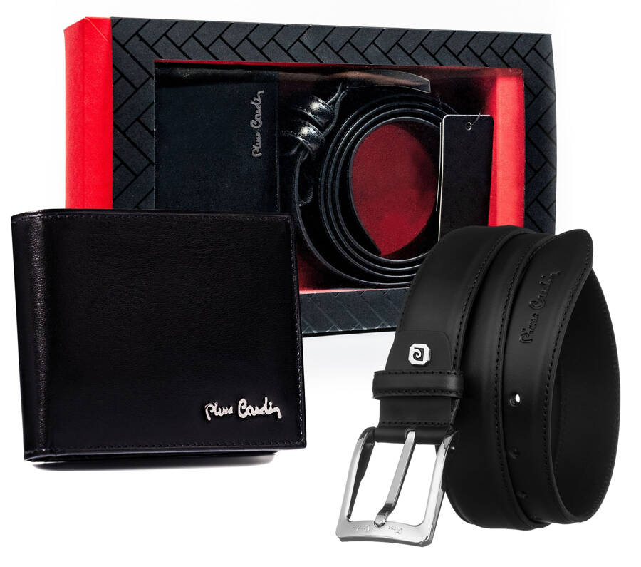 Vīriešu maka un jostas komplekts Pierre Cardin P13