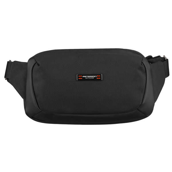 Peterson vīriešu neliela jostas un pleca soma (crossbody), melna D90