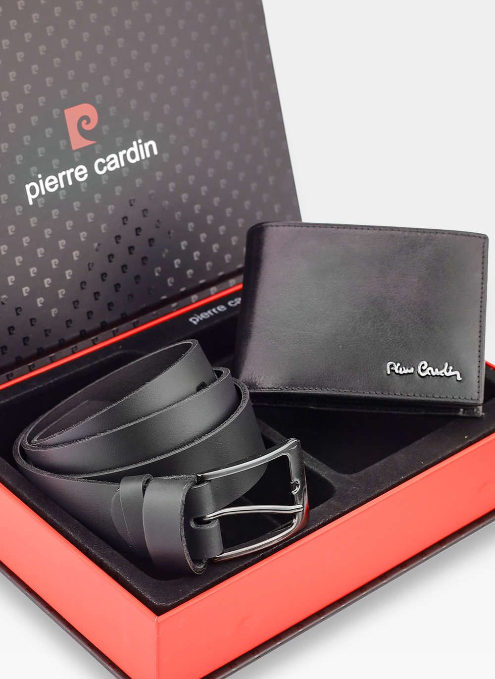 Dāvanu komplekts vīriešiem Pierre Cardin x Stevens, maks ar jostu Z1