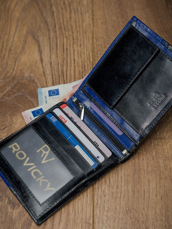 Vīriešu ādas maks Rovicky RV9 N276