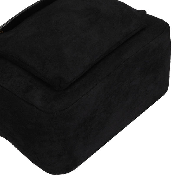 Peterson sieviešu mazā melnā crossbody soma ar rāvējslēdzēju, pilsētas stils, no mākslīgās ādas D65