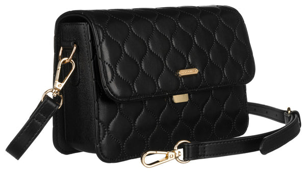 Eleganta sieviešu stepēta „David Jones“ tipa crossbody plecu soma D1