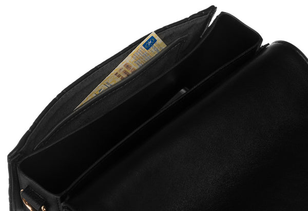 Eleganta sieviešu stepēta „David Jones“ tipa crossbody plecu soma D1