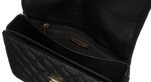 Eleganta sieviešu stepēta „David Jones“ tipa crossbody plecu soma D1