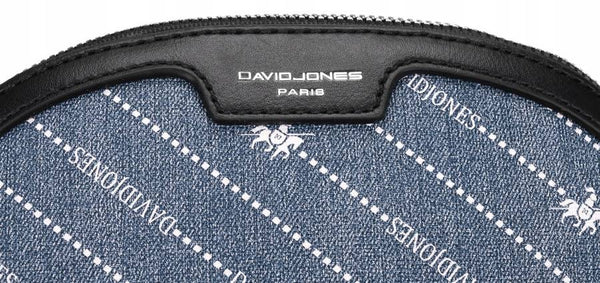 David Jones sieviešu plecu soma, džinsa imitācijas eko āda, zila D25