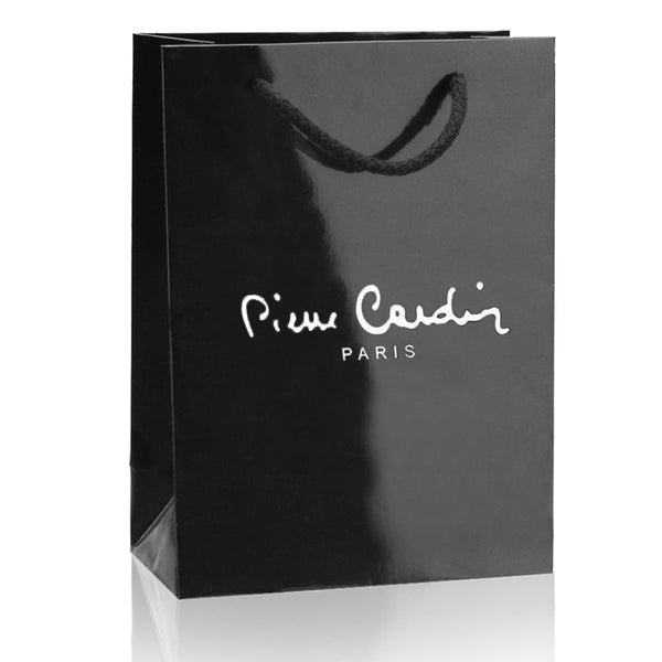 Vyriškas dvipusis odinis diržas Pierre Cardin, juodas/tamsiai mėlynas, 3,5 cm P10