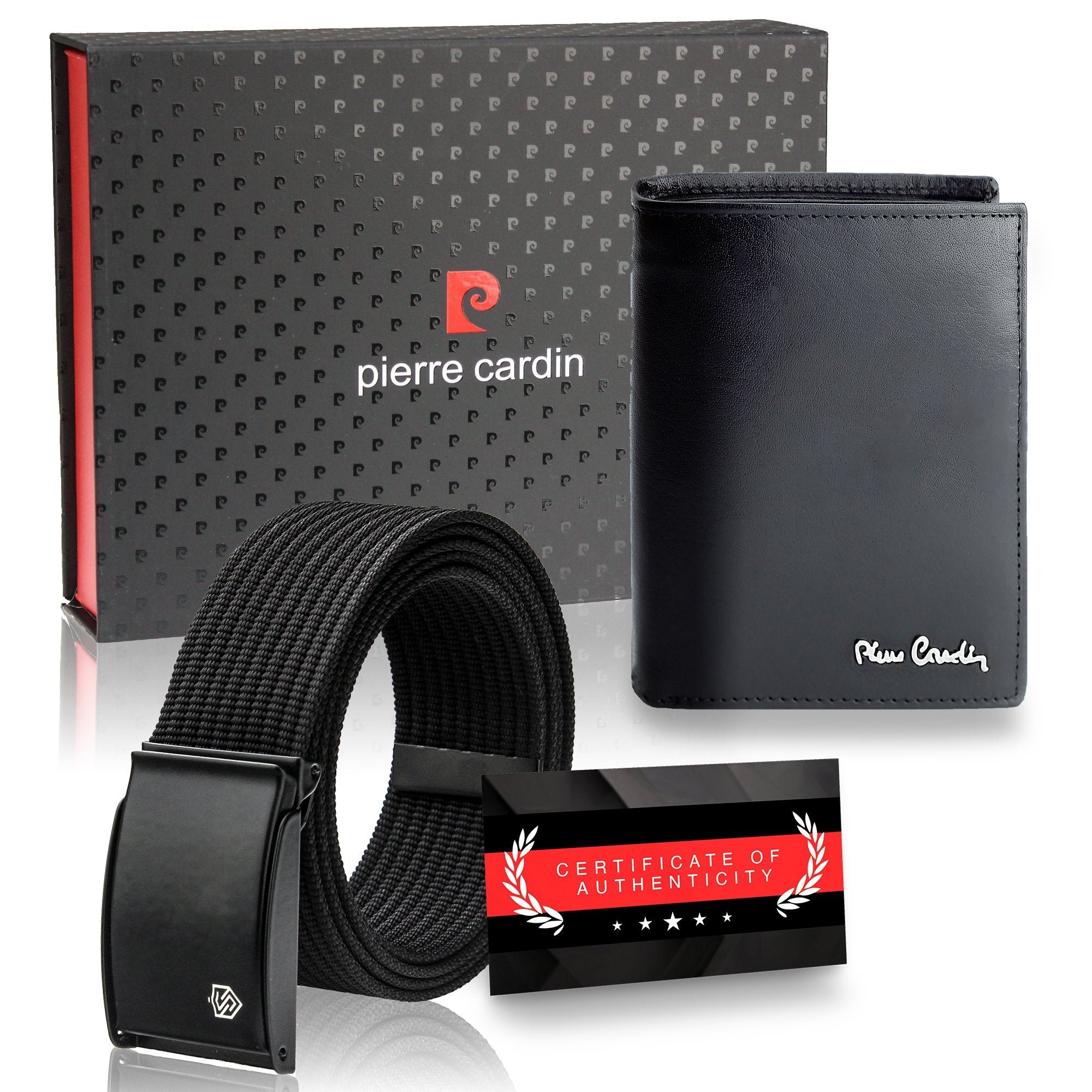 Vīriešu ādas maks Pierre Cardin, RFID, melns 623206 