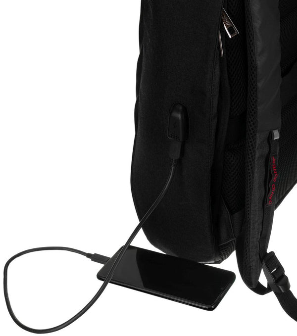 Moderna David Jones mugursoma ar klēpjdatora nodalījumu un USB savienojumu D38
